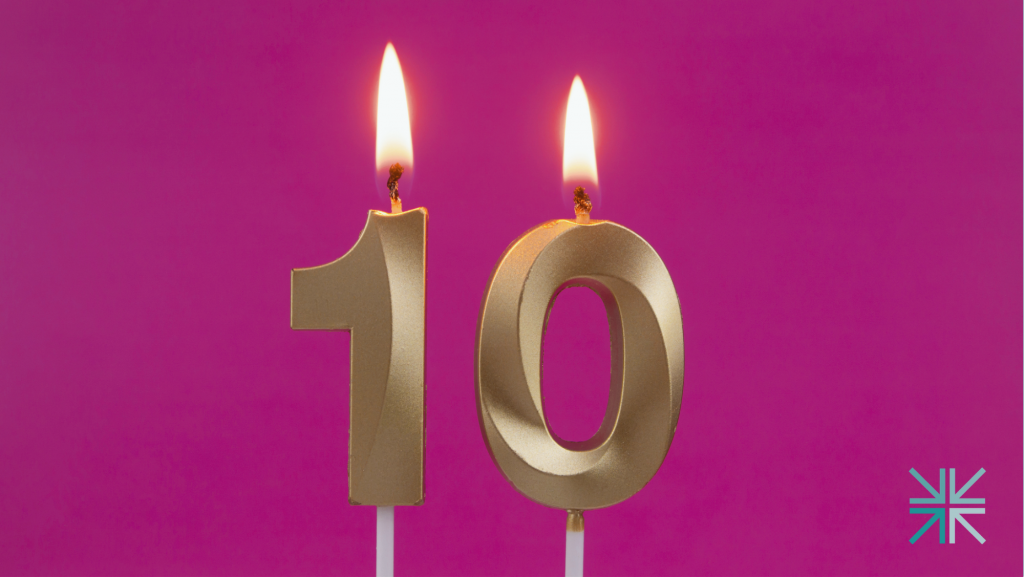 10 Candles for 10 Years of Employee Wellness